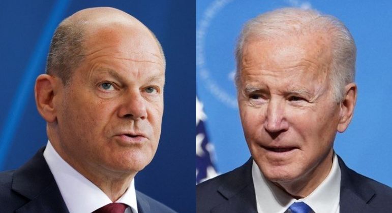 Olaf Scholz e Joe Biden falaram de ameaça nuclear do Kremelin em ligação