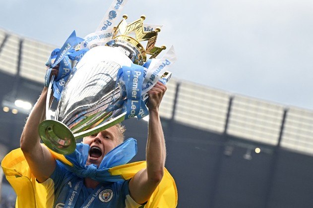 Oleksandr Zinchenko, Manchester City, campeão Premier League 2022,