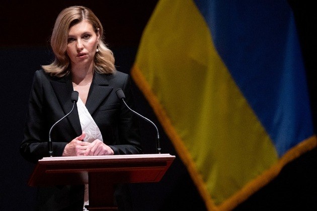 Olena Zelenska, a primeira-dama da Ucrânia, é a figura da política em destaque na categoria 