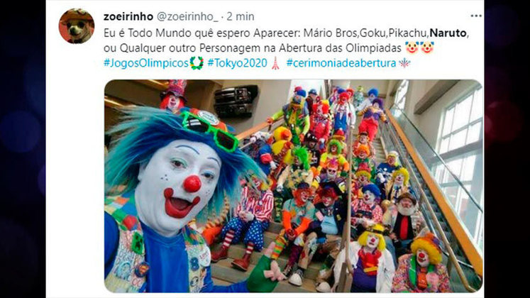 Olimpíada de Tóquio: Cerimônia de Abertura repercute nas redes sociais com memes e comentários bem-humorados