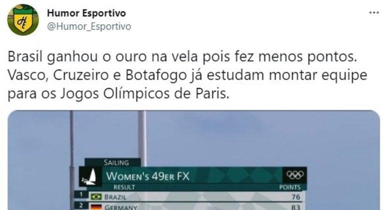 Olimpíada de Tóquio: regulamento na final da vela confundiu os torcedores brasileiros