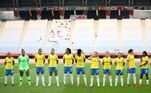 A seleção brasileira feminina de futebol ganhou por 5 a 0 da China, na manhã desta quarta-feira (21), na estreia nos Jogos Olímpicos Tóquio 2020