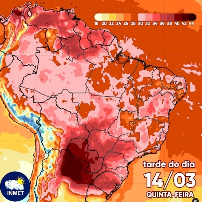 Com temperaturas acima dos 44°C, Brasil terá nova onda de calor a partir  desta quarta-feira - Notícias - R7 Cidades