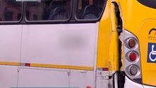 Dia de fúria: passageiro assume direção de ônibus e causa acidente