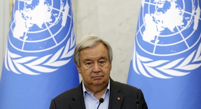 Secretário-geral da ONU, António Guterres se pronunciou sobre nova onda de bombardeios russos