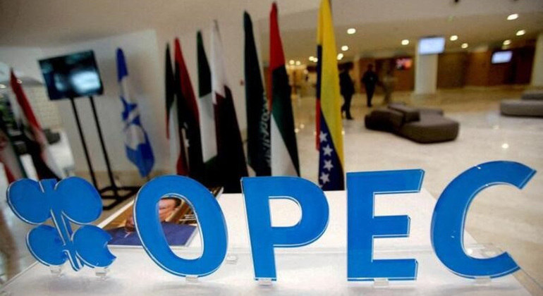 Imagem do logo da Opep em Argel