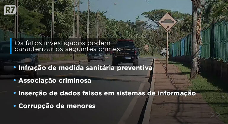 Operação contra supostas fraudes em dados de vacinação