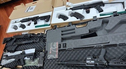 Milhares de armas foram apreendidas