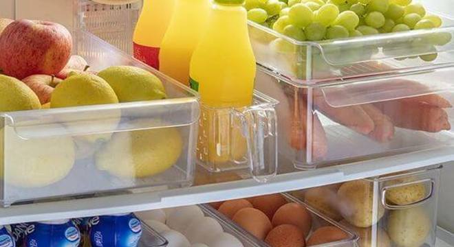 organizadores de cozinha - organizadores de geladeira 