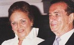 As bodas de ouro do casal foram comemoradas em 2001