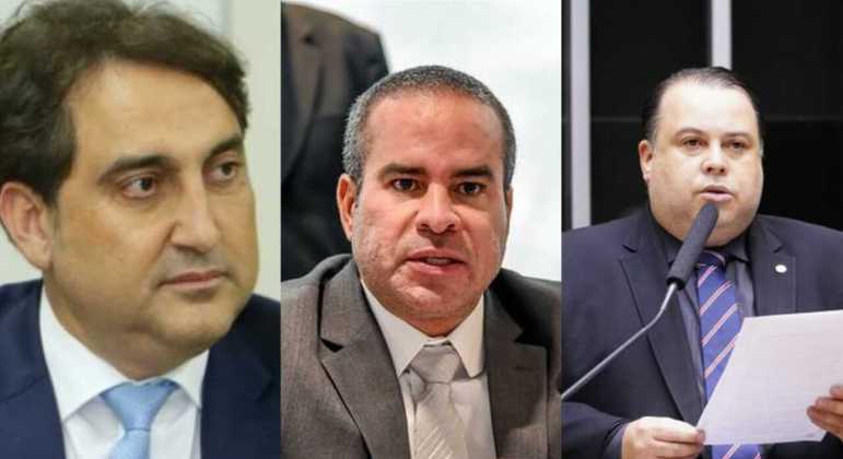 Os deputados federais Gilvan Maximo, Fred Linhares e Julio Cesar Ribeiro