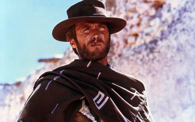 Os filmes de faroeste também não largavam o cigarro. Clint Eastwood, um dos ícones do western americano, desejado pelas moças e por rapazes em sua época de herói, a todo instante tinha um cigarro na boca. 
