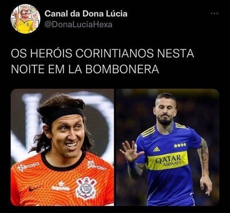 Os melhores memes da classificação do Corinthians para as quartas de final da Libertadores após vitória sobre o Boca Juniors nos pênaltis