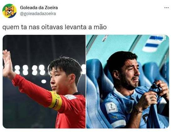 Os melhores memes da eliminação do Uruguai na fase de grupos da Copa do Mundo do Qatar.