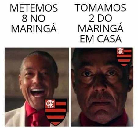 Os melhores memes da goleada do Flamengo por 8 a 2 sobre o Maringá pela Copa do Brasil