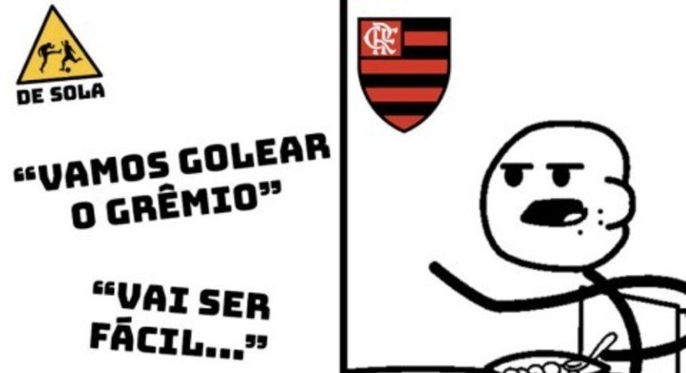 Os melhores memes da vitória do Grêmio sobre o Flamengo, pela 21ª rodada do Brasileirão