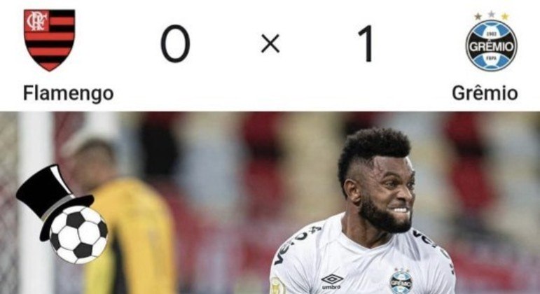 Os melhores memes da vitória do Grêmio sobre o Flamengo, pela 21ª rodada do Brasileirão