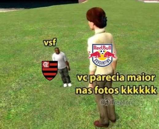 Os melhores memes da vitória do RB Bragantino por 4 a 0 sobre o Flamengo pela 11ª rodada do Brasileirão