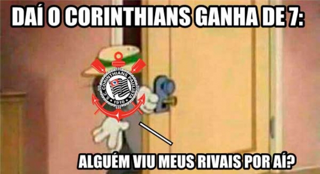 Os melhores memes de Deportivo Lara 2 x 7 Corinthians