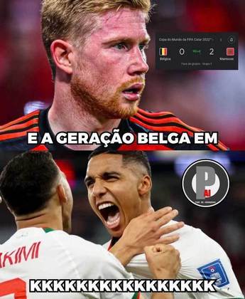 Os melhores memes de Marrocos 2 X 0 Bélgica pelo Grupo F da Copa do Mundo