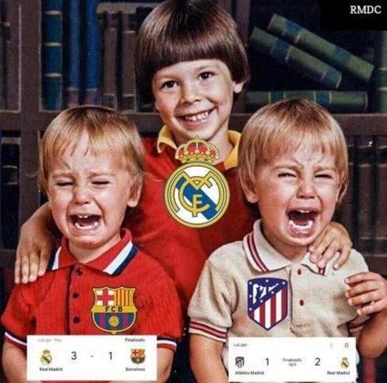 Os melhores memes de Real Madrid 3 x 1 Barcelona