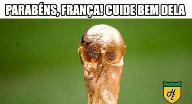 Os memes da final da Copa do Mundo é do título da França