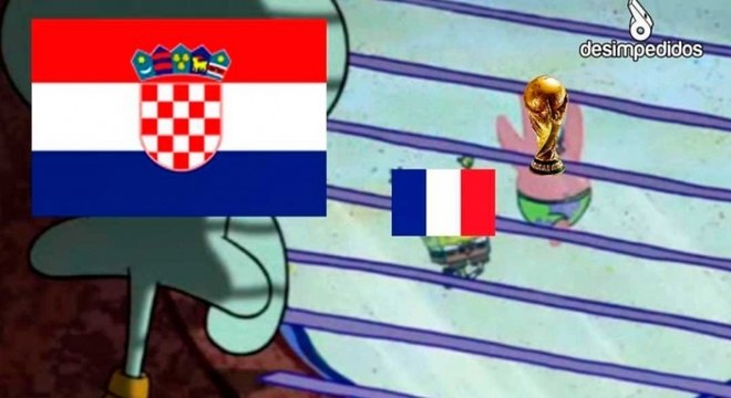 Os memes da final da Copa do Mundo é do título da França