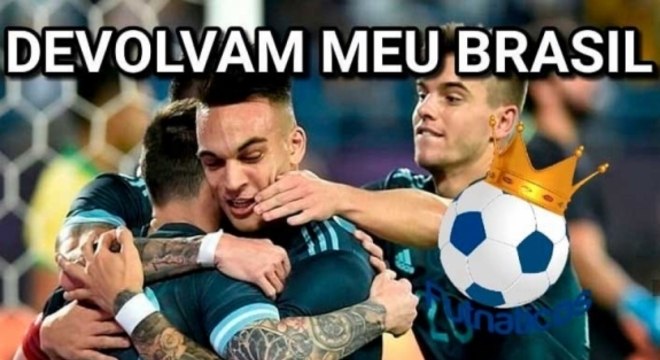 Brasil x Argentina gera memes e fica em 1º lugar nos trending