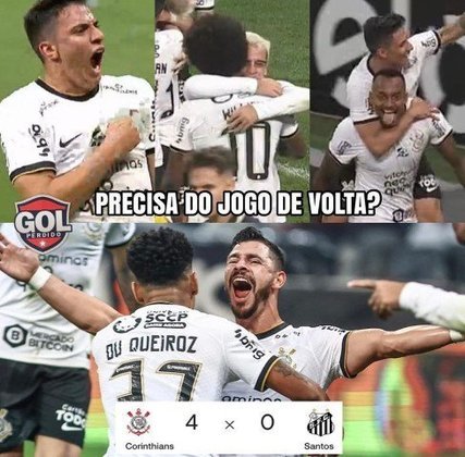 Corinthians 4 x 0 Santos, Gols + pós-jogo