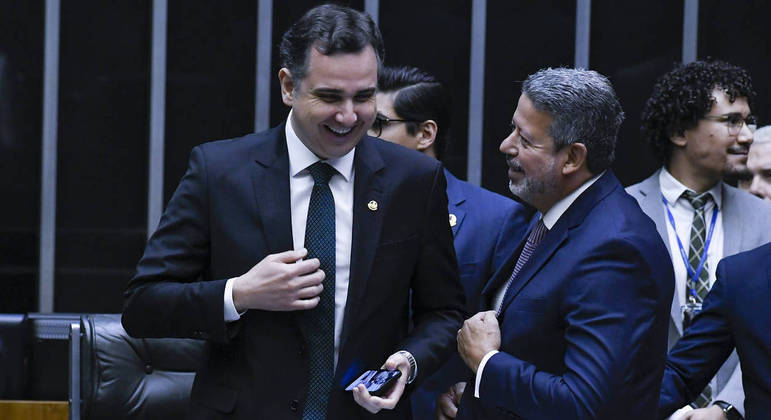 Os presidentes do Senado, Rodrigo Pacheco (PSD-MG), e da Câmara, Arthur Lira (PP-AL)
