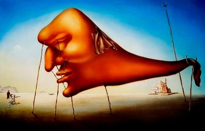 Os quadros de Dalí, com formas e significados que causam espanto e surpresa, são o retrato do homem provocador, inovador e sempre disposto a 