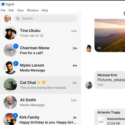 Os recursos oferecidos pelo app Signal, lançado em 201 0, trazem as mesmas características do WhatsApp, incluindo mensagens por texto, áudio, vídeo, imagens, além das ligações de voz e vídeo.