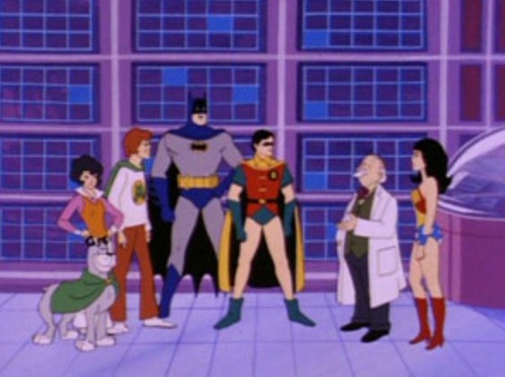 Os Superamigos - Os mais poderosos super-heróis do universo estão reunidos para enfrentar o mal. Entre os personagens mais famosos estão Super-Homem, Batman e Mulher-Maravilha.