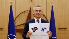 Finlândia e Suécia apresentam pedidos de entrada na Otan