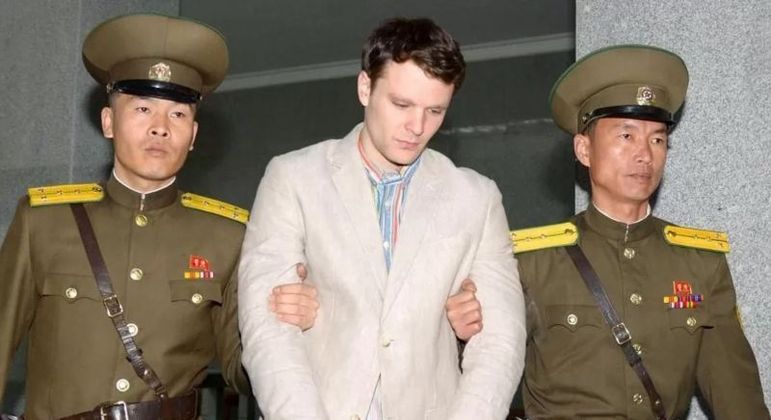 Otto Warmbier foi condenado por um tribunal norte-coreano em 2 de janeiro de 2016
