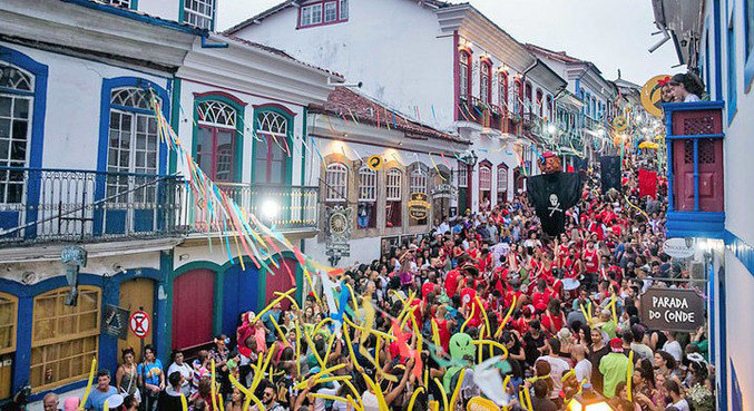 Em Ouro Preto, a festa começa mais cedo com o pré-Carnaval a partir do dia 10