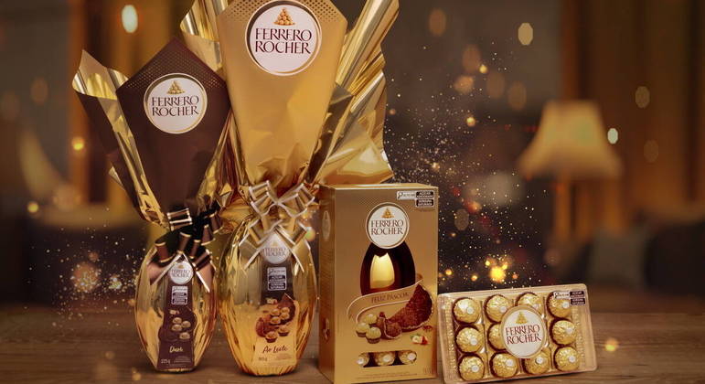 Já os produtos da linha Ferrero Rocher são vendidos por preços que variam de R$ 54,99, no caso dos ovos de Páscoa de 137g em caixa, a até R$ 104,99, para os itens Ferrero Collection, de 354g, e Ferrero
Rocher, de 365g 