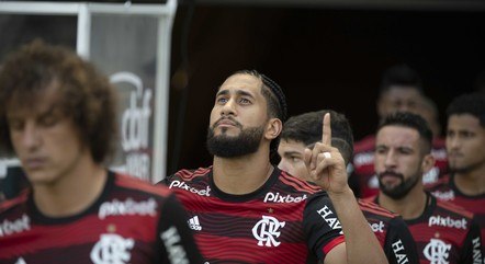 Pablo durante a partida entre Flamengo e Ceará, pelo Campeonato Brasileiro