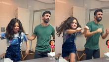 Pai e filha de nove anos fazem sucesso com vídeos de coreografias nas redes 