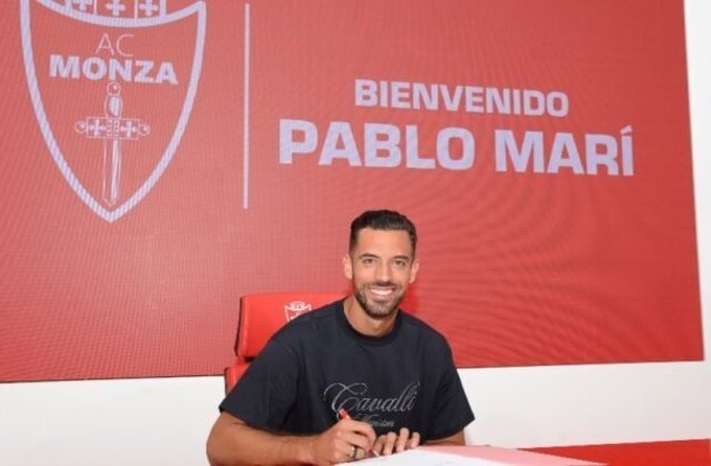 Pablo Marí: em apenas um ano o espanhol marcou seu nome no Flamengo. Deixou o clube em 2020 rumo ao Arsenal e hoje joga no Monza, da Itália. Foto: Divulgação/Monza
