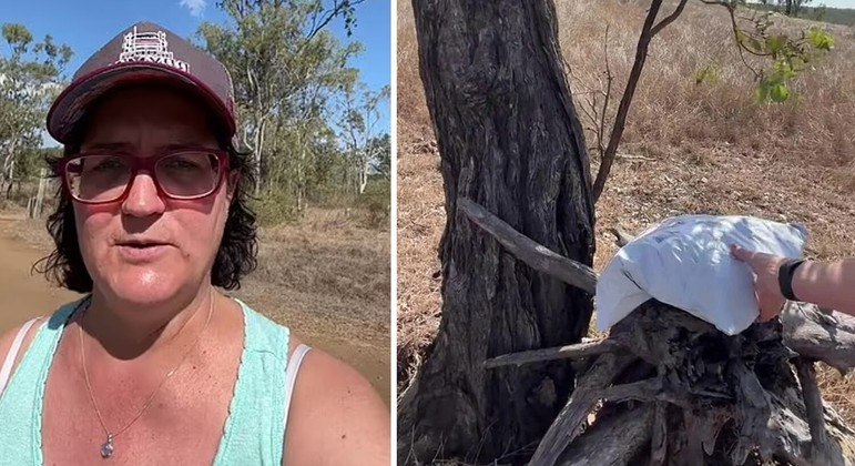 A australiana não ficou nada satisfeita em ter que procurar a entrega por horas