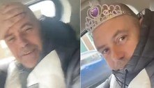 Paizão esquecido dirige por 1h com tiara de princesa da filha na cabeça 