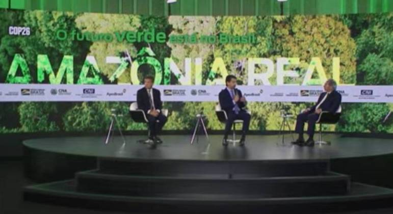 Guedes sugeriu a isenção durante debate em painel da COP26, ao lado do ministro do Meio Ambiente
