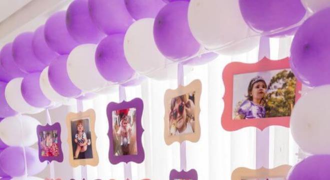 painel de fotos para festa infantil