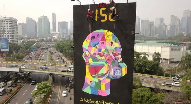 91% da população mundial mora em lugares onde a qualidade do ar não corresponde às exigências mínimas da OMS