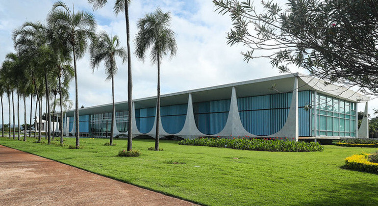 Palácio da Alvorada, residência oficial do presidente da República, em Brasília