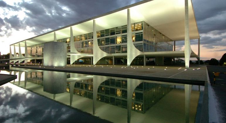 Prédio do Palácio do Planalto, na praça dos Três Poderes, em Brasília

