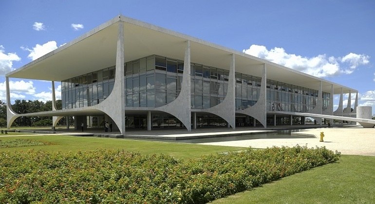 Palácio do Planalto, sede do Executivo federal, em Brasília