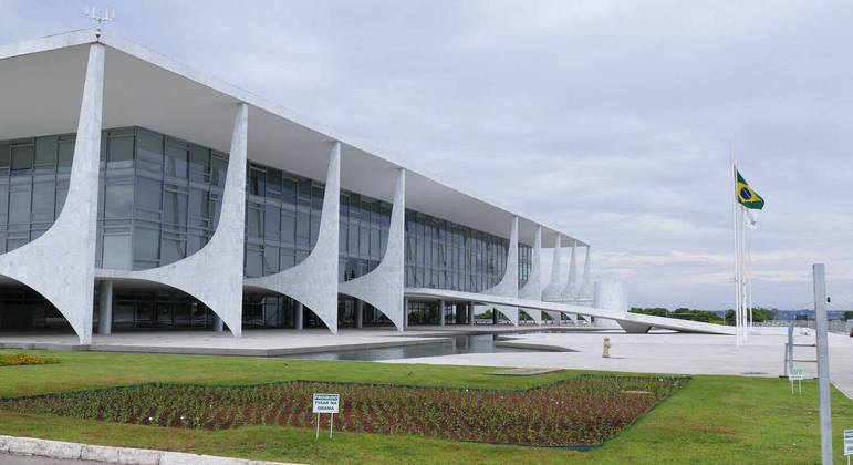 Palácio do Planalto, sede do governo federal, em Brasília, no Distrito Federal