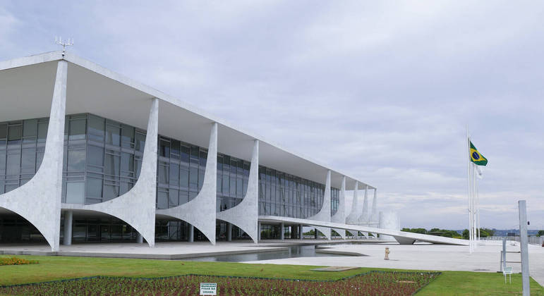 Palácio do Planalto, sede do governo federal, em Brasília